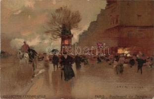 Paris Boulevard du Temple litho s: Loir Luigi