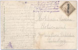 1919 Körmend, Római katolikus templom, belső. Vasúti levelezőlapárusítás 133. (EB)