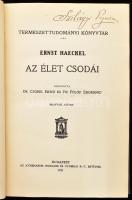 Ernst Haeckel: Az élet csodái I-II. köt. Ford.: Czóbel Ernő, Fülöp Zsigmond és Veres Mihály. Termész...