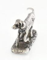 Ezüst kutya vadász vizsla figura 46,2 g 50x30 mm