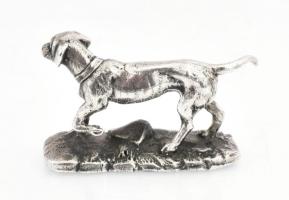 Ezüst kutya vadász vizsla figura 46,2 g 50x30 mm