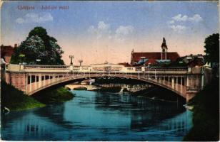 1916 Ljubljana, Laibach; Jubilejni most / bridge (EK)