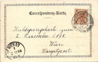 1898 (Vorläufer) Zur Erinnerung an das 50 jähr. Regierungs-Jubiläum des Kaiser Franz Josef I. / Fere...