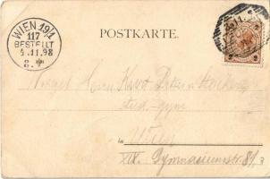 1898 (Vorläufer) Zur Erinnerung! Fr. A. Ackermann Künstlerpostkarte No. 319. s: V. Schramm (EK)