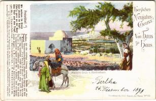 Bethlehem, Rahels Grab. Herzliche Grüsse! Postkarte Von Haus zu Haus No. 23. (cut)