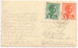 1938 Csatád, Lenauheim (Temes); Lenau's Geburtshaus mit Museum, Denkmal in Lenauheim, Geburtsor...