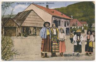 1929 Ruszpolyána, Havasmező, Havaskő, Poienile de sub Munte, Ruspoiana (Máramaros); Ruteni / Rutének (ruszinok) csoportja / group of Ruthenians (Rusyns) (EK)