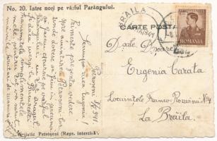 1941 Petrozsény, Petrosani; Intre nori pe varful Parangului / Paring-hegység / mountain (EK)