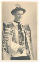 Szelindek, Stolzenburg, Slimnic; Taran sas din Slimnic / Sächsischer Bauer / Szász parasztok, erdélyi folklór / Transylvanian Saxon folklore. Foto orig. E. Fischer