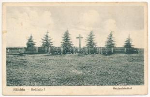 Höltövény, Heldsdorf, Halchiu; Heldenfriedhof / Hősök temetője / military heroes&#039; cemetery (EB)