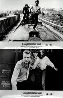 cca 1986 ,,A megállíthatatlan vonat" című szovjet film jelenetei és szereplői, 6 db vintage pro...