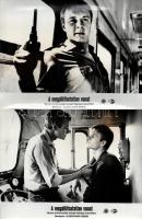 cca 1986 ,,A megállíthatatlan vonat" című szovjet film jelenetei és szereplői, 6 db vintage pro...