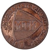 Iván István (1905-1968) 1968. "MTK - Magyar Testgyakorlók Köre 1888 / 80 éves" kétoldalas,...