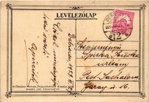 1929 Hortobágy, pihenő a csárdánál. Országos Magyar Dalszövetség kiadása s: Szathmáry (EK)