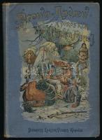 [Pajeken, Friedrich Joachim (1855-1920)] Pajeken J. Frigyes: Brown Andrew, a vörös kém. Elbeszélés Északamerika nyugati vadonjaiból. A serdültebb ifjúság számára írta - -. Németből fordította: Győry Loránd. Bergen Frigyes 4 színes litografált képével illusztrált. Bp.,[1895],Lauffer Vilmos,(Nagy Sándor-ny.), 1 t.+4+146+1 p. + 3 t. Kiadói aranyozott, festett, illusztrált egészvászon-kötés, Kiss Valdemár-kötés, kopott borítóval, az elülső szennylap, és az első 3 lap, közte a címlap és egy képtábla kijár, névbejegyzéssel.