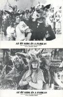 cca 1976 ,,Az öt gida és a farkas" című román - szovjet - francia zenés mesefilm jelenetei és s...