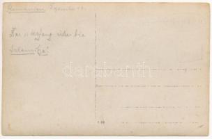 1916 Rumänien, Der Übergang über die Ialomita / WWI German military, crossing the Ialomita river in ...