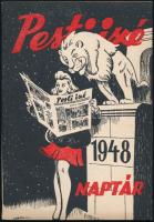 1948 Pesti Izé naptár. Kiadói tűzött papírkötés, jó állapotban, 96 p.