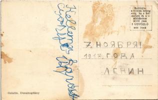 Dunabogdány, templom, kálvária, Duna részlete, Galatin üzletház (fl)