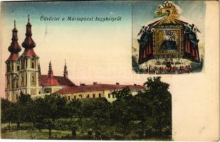 1924 Máriapócs, kegyhely, kegytemplom. Stefkó János kiadása (EK)