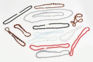 2 zacskónyi vegyes színes bizsu, klf méretben