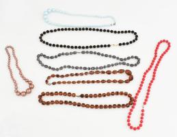 2 zacskónyi vegyes színes bizsu, klf méretben