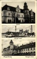 1941 Diószeg, Magyardiószeg, Sládkovicovo; kastély, cukorgyár / castle, sugar factory (b)