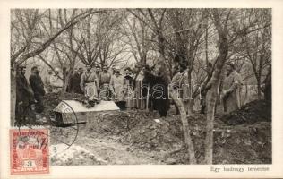 WW. I. funeral of an officer