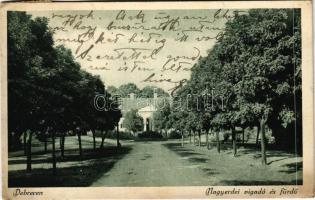 1926 Debrecen, Nagyerdei vigadó és fürdő (EK)