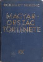 Eckhart Ferenc: Magyarország története. Bp., 1933, Káldor, 324+1 p. Kiadói egészvászon kötés, kissé kopott borítóval, egy helyen bejegyzéssel és aláhúzással.