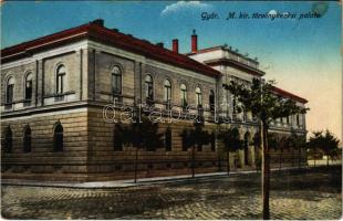 1921 Győr, M. kir. törvénykezési palota (apró szakadás / tiny tear)