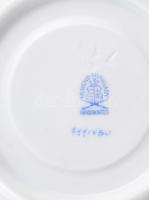 Herendi Viktória mintás csészealj, jelzett, kézzel festett, minimális kopással, d: 11,5 cm