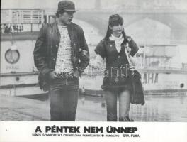 cca 1979 ,,A péntek nem ünnep" című csehszlovák filmvígjáték jelenetei és szereplői, 5 db produ...