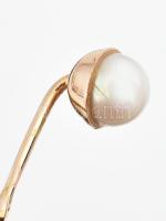 14K arany (Au) bross gyönggyel 0,9 g