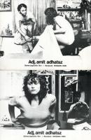 cca 1980 ,,Adj, amit adhatsz" című jugoszláv film jelenetei és szereplői, 8 db produkciós filmf...