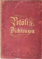 [Petőfi Sándor]: Alexander Petőfi&#039;s Dichtungen. Nach dem Ungarischen, in eignen wie fremden Uebersetzungen gesammelt von K[ároly] M[ária] Kertbeny. Berlin, 1860, A. Hofmann &amp; Comp., XIV+138 p. Német nyelven. Korabeli aranyozott, dombornyomott egészvászon-kötésben, kopott borítóval, helyenként kissé foltos lapokkal, a belső kötéstáblák és a szennylapok koszosak.