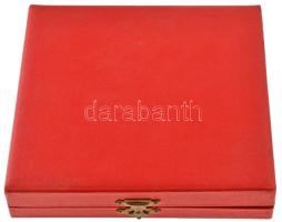 1963-1985. "Építem, védem a Hazámat - Százhalombatta - MN 8320" egyoldalas, öntött bronz p...