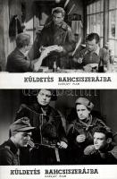 cca 1960 ,,Küldetés Bahcsiszerájba" című szovjet film jelenetei és szereplői, 13 db vintage pro...