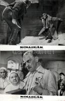 cca 1963 ,,Kollegák" című szovjet film jelenetei és szereplői, 11 db vintage produkciós filmfotó ezüst zselatinos fotópapíron, a használatból eredő (esetleges) kisebb hibákkal, 18x24 cm