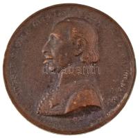 Josef Daniel Boehm (1794-1865) 1846. &quot;József nádor 50 éves nádori jubileum&quot; kétoldalas, öntött bronz emlékérem replika (52mm) T:VF