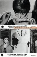 cca 1959 Andrzej Wajda ,,Ártatlan varázslók" című lengyel filmjének jelenetei és szereplői, 19 ...