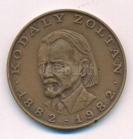 1982. Kodály Zoltán 1882-1982 / Centro Culturale Italia-Ungheria bronz emlékérem (42,5mm) T:AU