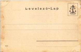 Pécs, Ferenciek temploma, piac. Fischer Ferenc kiadása (ázott / wet damage)