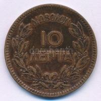 Görögország 1878K 10l Cu "I. György" T:F patina, ph 
Greece 1878K 10 Lepta Cu "Georg...