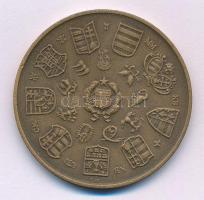 Csucs Viktória (1934-) 1979. "Magyar Éremgyűjtők Egyesülete 1969-1979" kétoldalas bronz em...