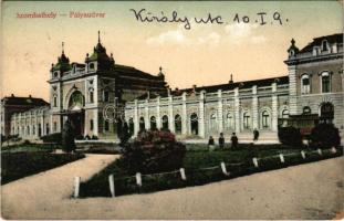 1917 Szombathely, pályaudvar, vasútállomás (EK)