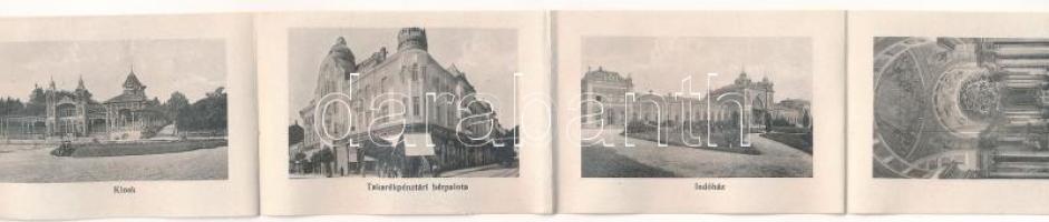 Szombathely, látkép. Leporellolap 10 kis képpel. Dukesz Jenő kiadása (kis szakadások / small tears)