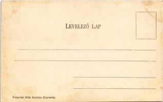 Kaposvár, Széchenyi tér, római katolikus templom. Fenyvesi Béla kiadása (fl)