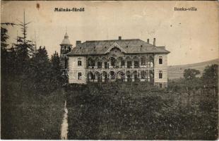 1914 Málnásfürdő, Malnas Bai; Ilonka villa. Pálfi Manó kiadása (EK)