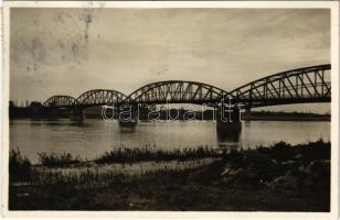 1938 Komárom, Komárnó; Nagy Duna híd / Velky Dunajsky most / Danube bridge